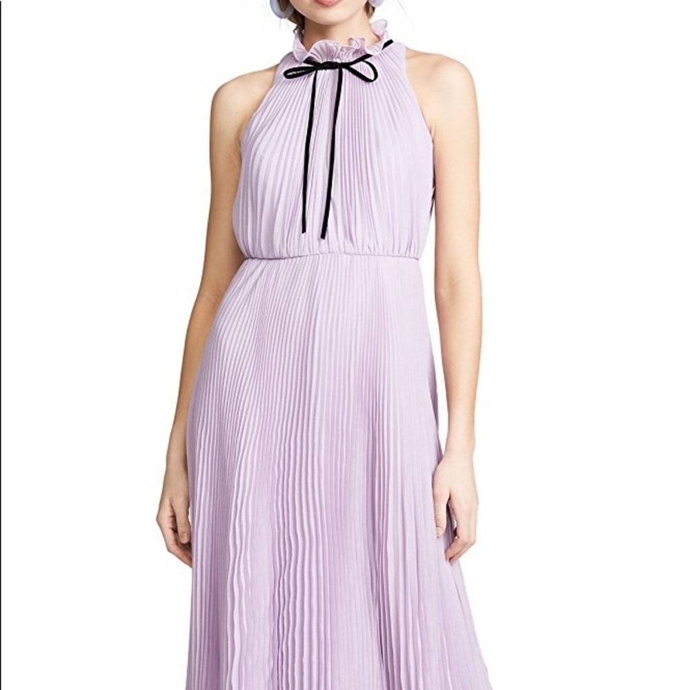 Lilac Pleated Dress